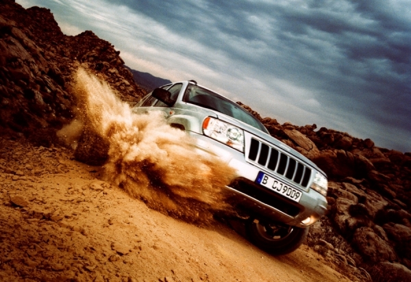 Photograph Simon Stock Jeep In Desert on One Eyeland